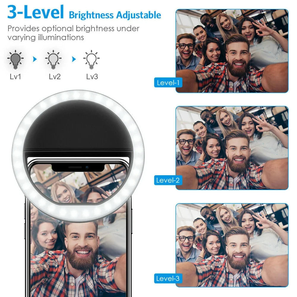 Rechargeable Selfie Ring Light